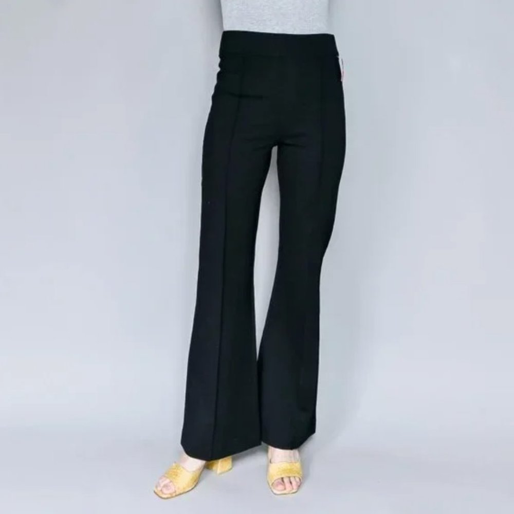 SPANX Black Ponte Hi-Rise Flare Pants NWOT
